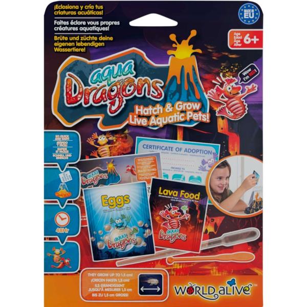 Vajíčka a krmivo pro Vodní dráčky - Volcano LED