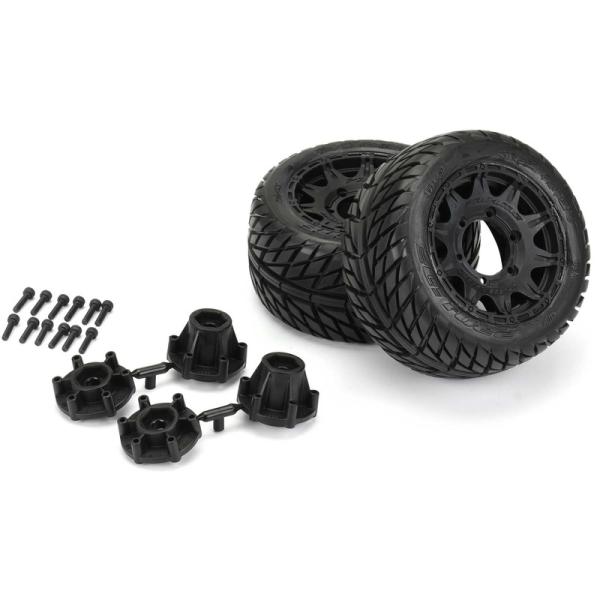 Pro-Line kolo 2.8", pneu Street Fighter LP, disk Raid H12 černý (2) (obrázek 4)