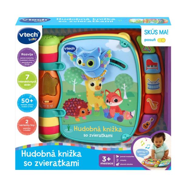 Vtech Hudební knížka se zvířátky SK