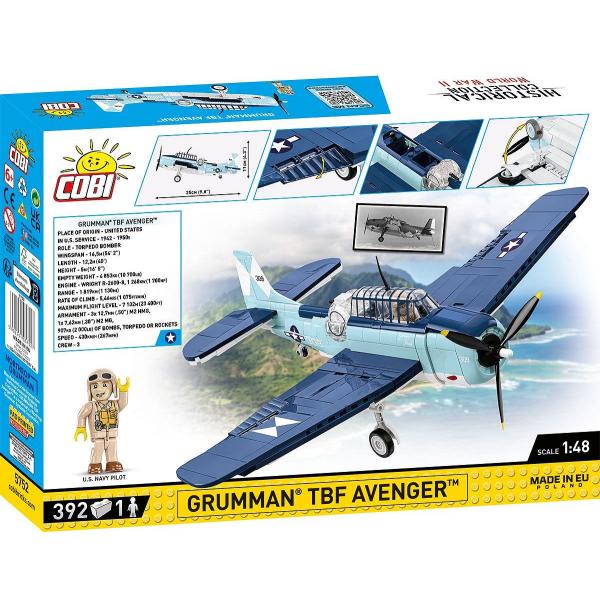 Cobi Gruman TBF Avenger, 1:48, 388k, 1f