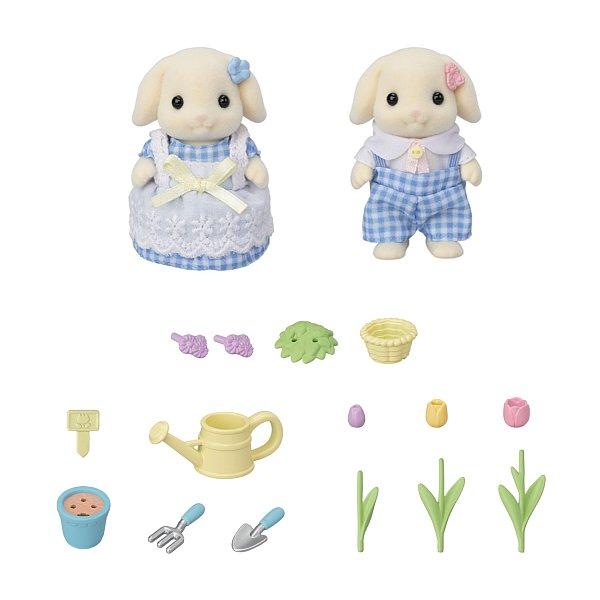 Sylvanian Families Květinový set a sourozenci Flora králíků (obrázek 4)