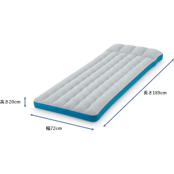 INTEX 67997 Nafukovací matrace CAMPING 67 x 184 x 17 cm (obrázek 4)
