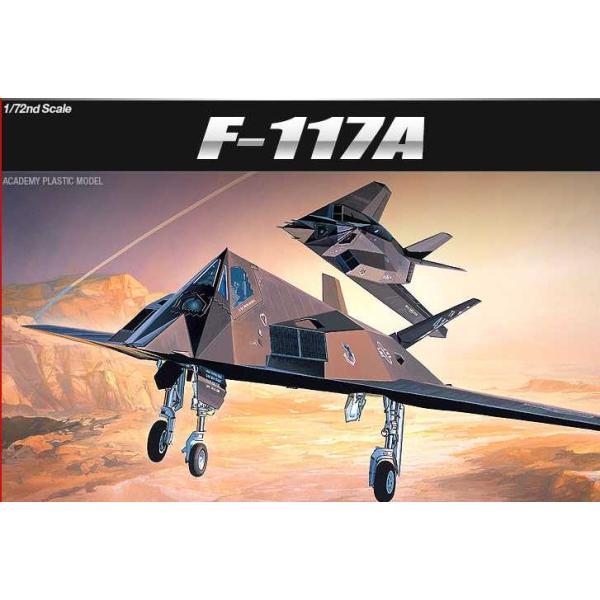 Model Kit letadlo 12475 - F-117A STEALTH FIGHTER / BOMBER (1:72)