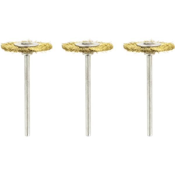 Rotacraft stopkový drôtený kotúč mosadzný (3ks)