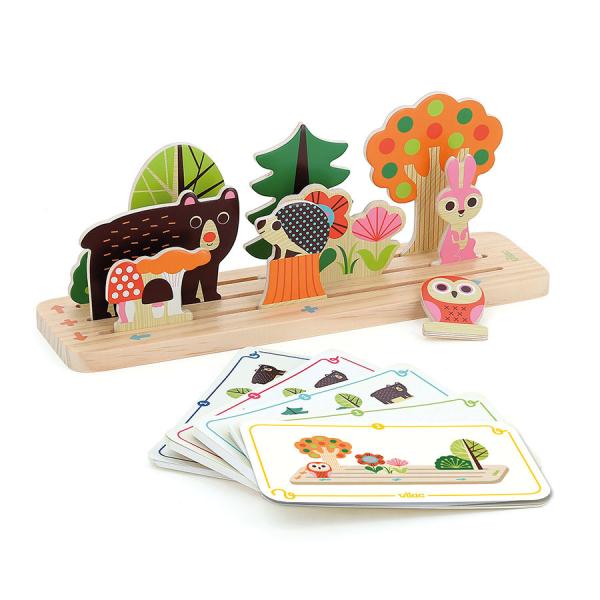 Vilac Drevená Logická Hra Postav To SpráVne! Les-image