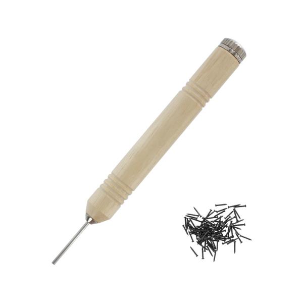 Modelcraft zatĺkač klincov, oceľové klince 0,7x6mm (100ks)