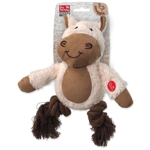 Hračka Dog Fantasy Snuggle mix zvířat s uzly a pískátkem 21cm (obrázek 6)