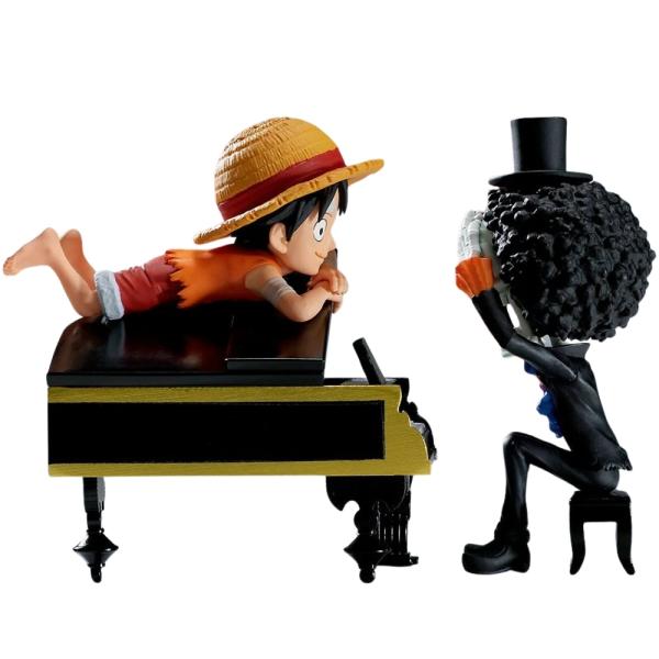 Bandai One Piece Figurka World Collectable Stories Luffy & Brook, 8cm