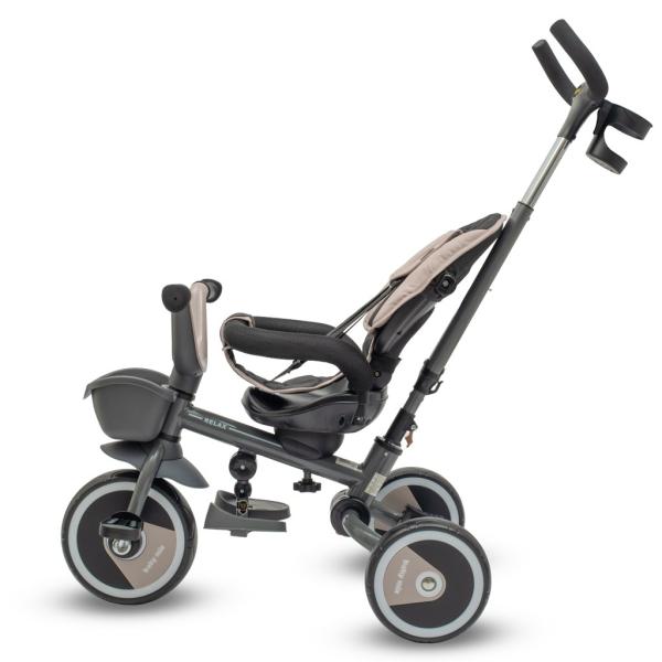 Dětská Tříkolka Baby Mix 5v1 RELAX 365° béžová (obrázek 3)