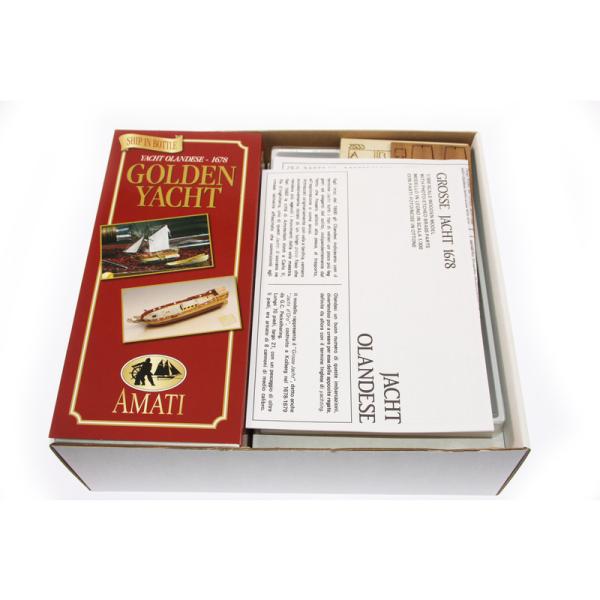 AMATI Golden Yacht 1:300 kit do láhve (obrázek 8)