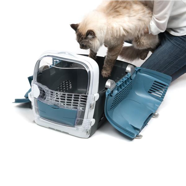 Přepravka Catit Cabrio modrá