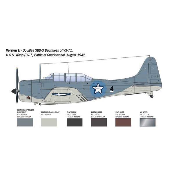 Model Kit letadlo 2841 - USN SBD-3 DAUNTLESS (1:48) (obrázek 8)
