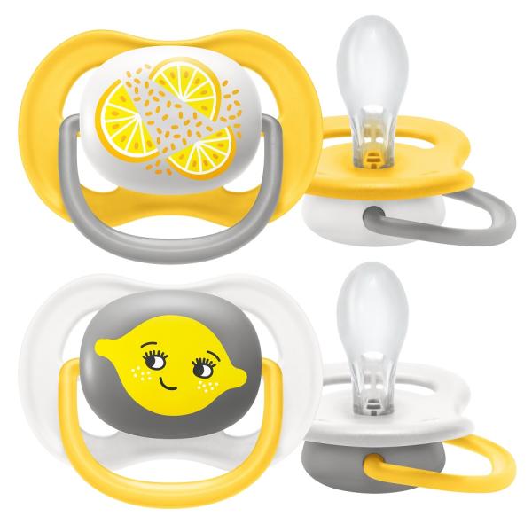 Philips AVENT Dudlík Ultra air neutral (citrus) 6-18m 2 ks