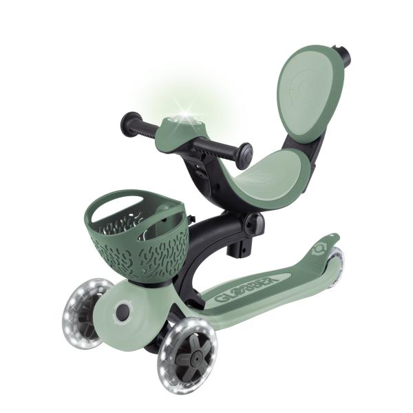 Globber koloběžka Go Up Baby lights 360 ° Sage (obrázek 6)