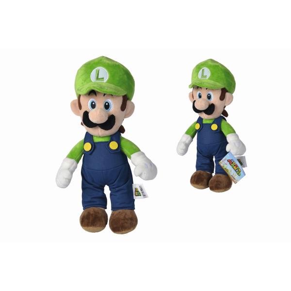 Plyšová figúrka Super Mario Luigi, 30 cm