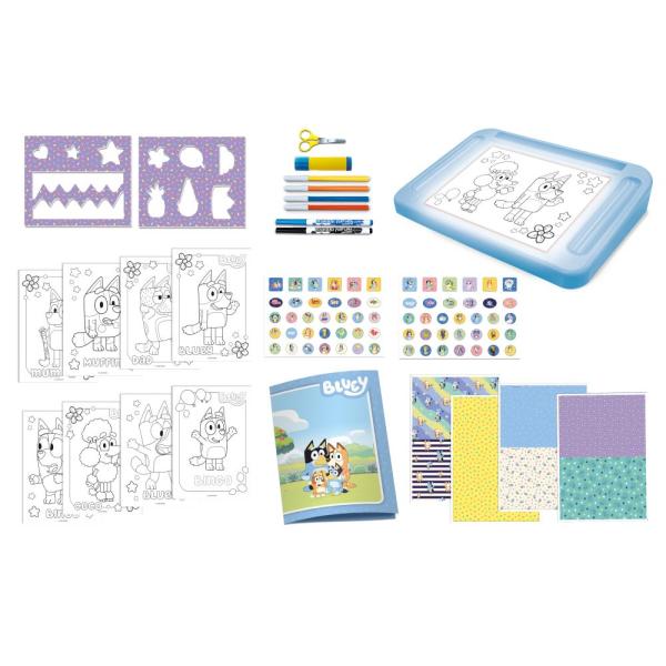 Bluey škola kreslení s podsvícenou tabulkou