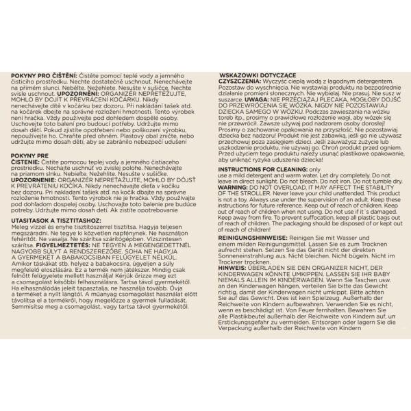 PETITE&MARS Batoh přebalovací na kočárek Jackob Ultimate Grey (obrázek 7)