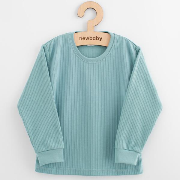 Detske bavlnené tričko s dlhým rukávom New Baby Kindergarten iceberg 98 (2-3r)
