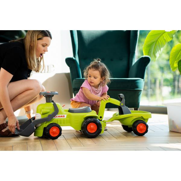 Falk odrážedlo/chodítko traktor s nakladačem, bagrem a vlečkou 912N Class (obrázek 7)