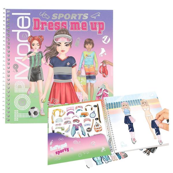 Top Model Sportovní kreativní sešit s nálepkami