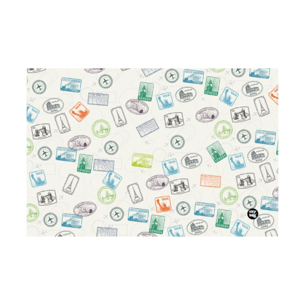 Podložka na stůl PP 60x40cm Známky