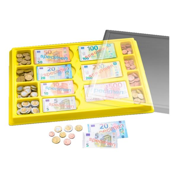 Wissner Plastová pokladna s eurovými bankovkami a mincemi