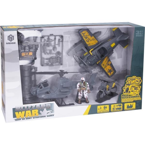 Vojenský set s letadlem 21cm