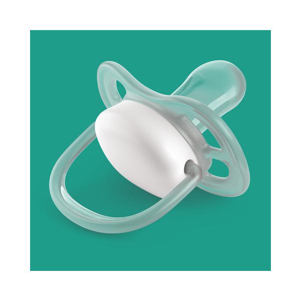 Philips Avent Dudlík ultra air noční 18+m 2 ks