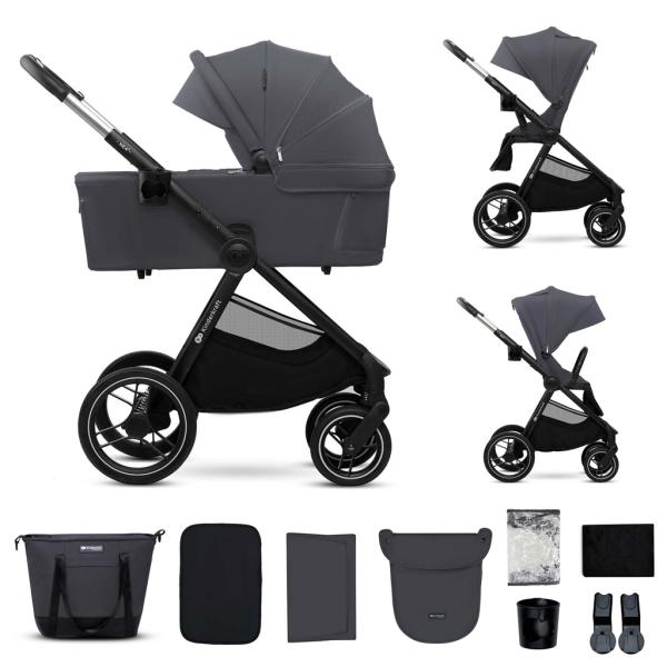 Kinderkraft Kočík kombinovaný Nea 2 2v1 Dark Grey