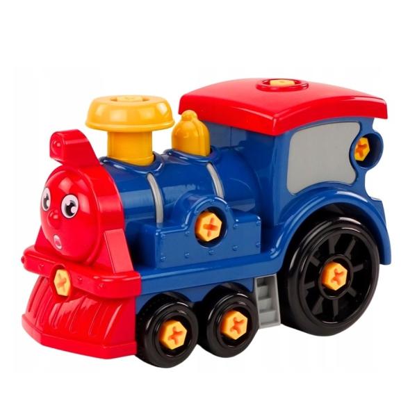 Lokomotiva 28 cm šroubovací s vrtačkou na baterie a doplňky