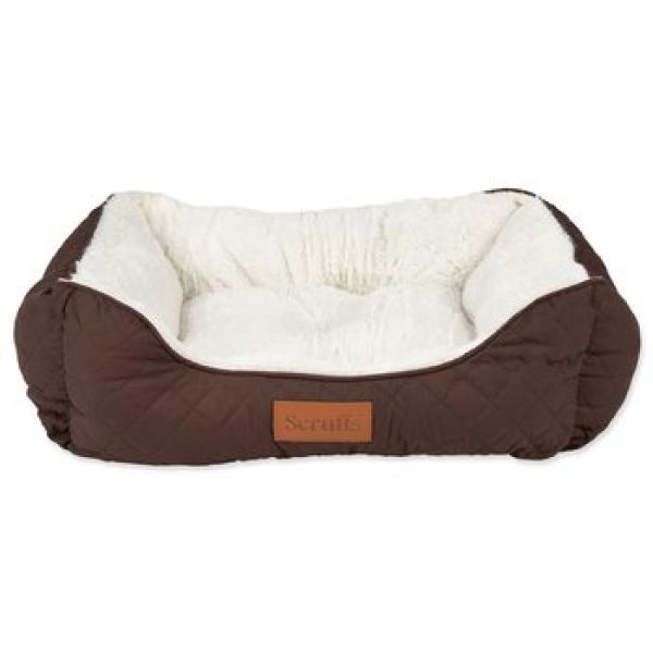 Pelíšek Scruffs Wilton Box Bed hnědý M 60x50cm
