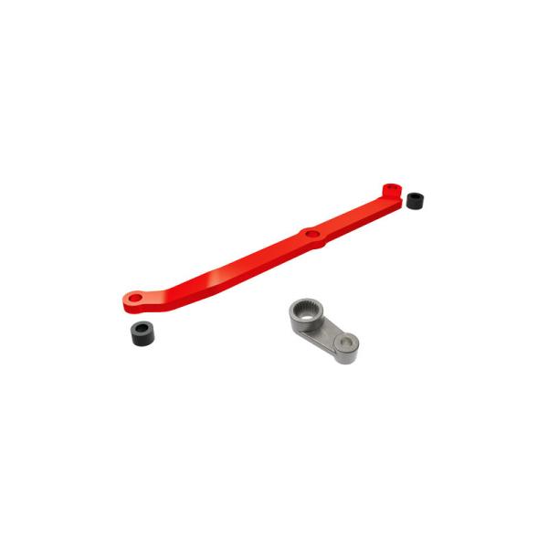 Traxxas ťahalo riadenie hliníkovej červeno eloxovanej