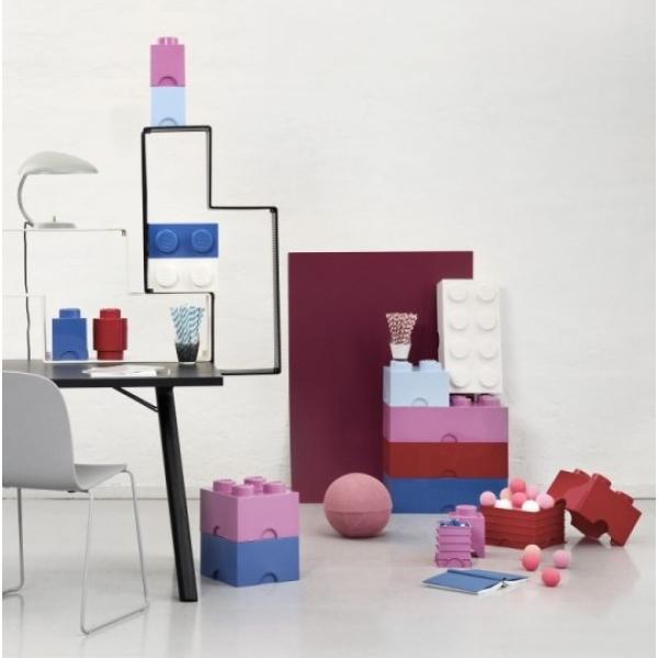 LEGO® úložný box 4 - světle modrá 250 x 250 x 180 mm (obrázek 4)