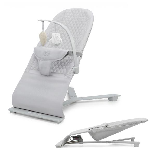 KINDERKRAFT Lehátko pohupujúce Mimi Light grey, do 9 kg