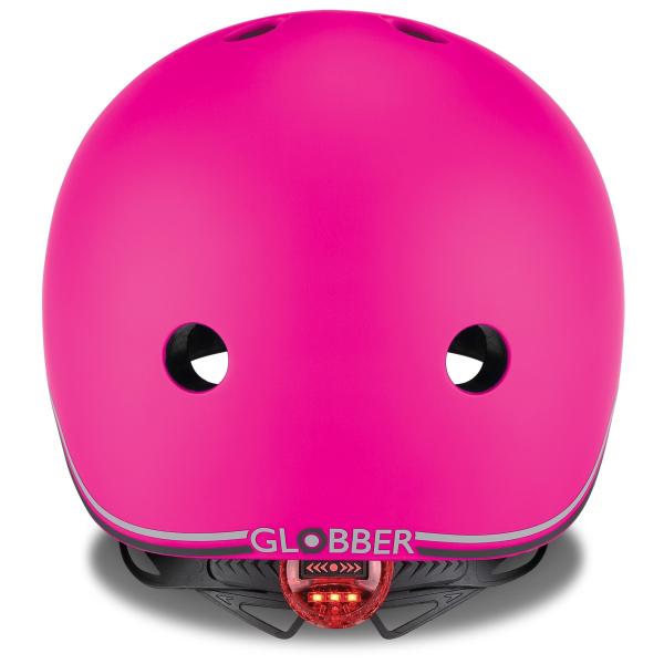 Globber dětská přilba Go Up Lights XXS/XS ( 45-51CM ) Deep Pink (obrázek 3)