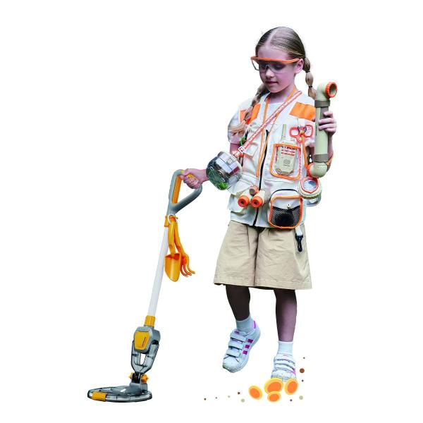 Detektor kovů/hledačka pokladů plast 65cm na baterie se světlem se zvukem (obrázek 6)