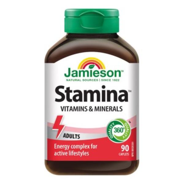 Jamieson Stamina™ komplex vitamínů a minerálů 90 tablet