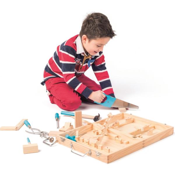 Woody Kovové nářadí v dřevěném kufříku