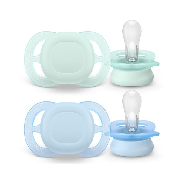 Philips AVENT Dudlík Ultrastart neutrální 0-2m chlapec 2 ks