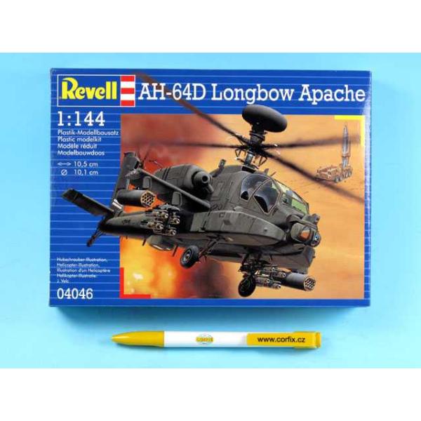 Plastic modelky vrtulník 04046 - AH-64D Longbow Apache (1: 144)