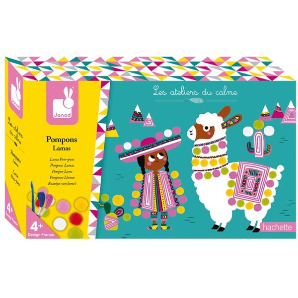 Janod Atelier Lama s bambulkami Midi 4+