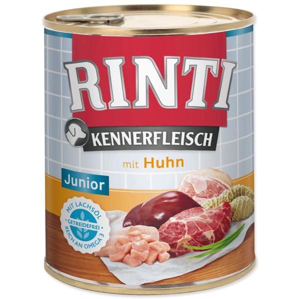 Konzerva Rinti Kennerfleisch Junior kuře 800g