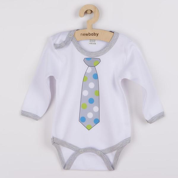 Body s potiskem New Baby s kravatou s puntíky 80 (9-12m)