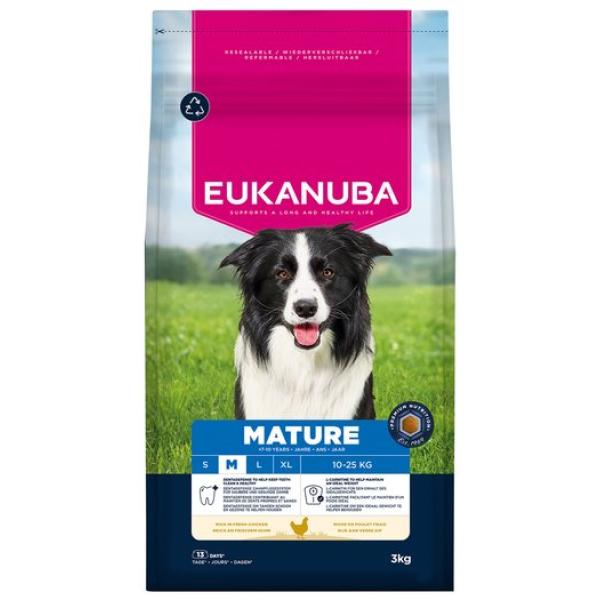 Krmivo EUKANUBA Mature Medium bohaté na čerstvé kuře 3 kg (obrázek 10)