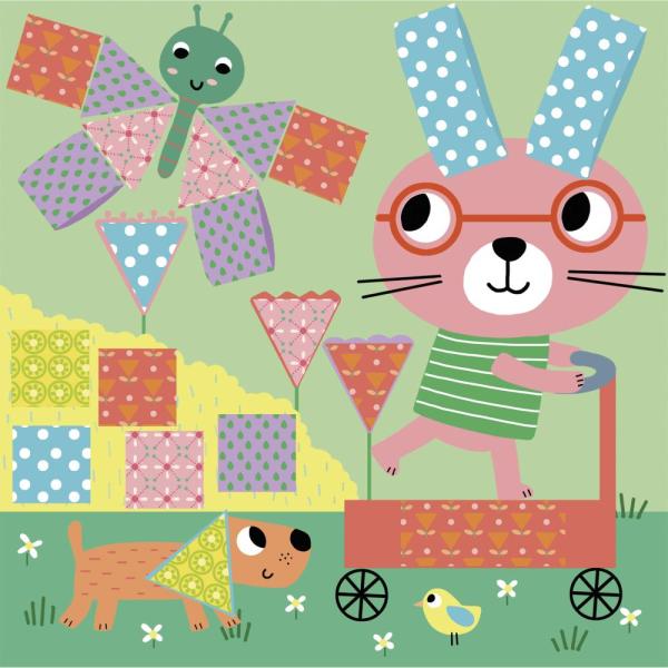 Janod My arts&crafts Stříhání a nalepování (obrázek 7)