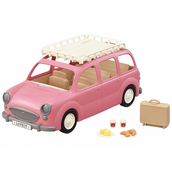 Sylvanian family Rodinné auto růžové Van