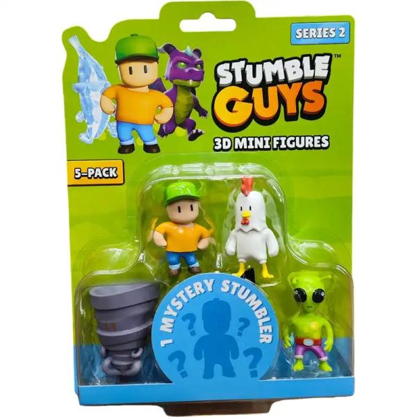 Stumble Guys 3D mini figurka 5ks Series 2