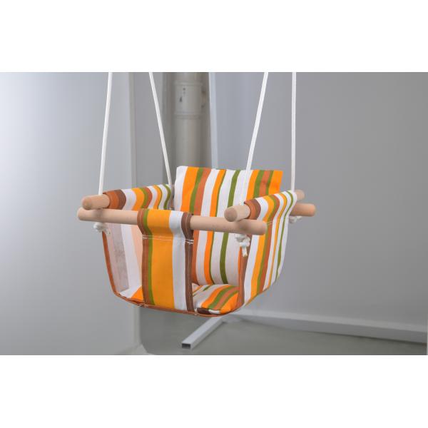 Houpačka plátěná pruhovaná (obrázek 3)