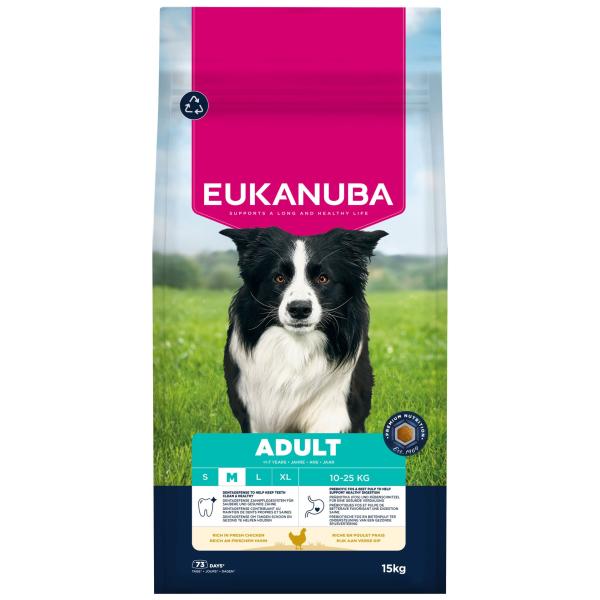 Krmivo EUKANUBA Adult Medium bohaté na čerstvé kuře 15 kg (obrázek 7)