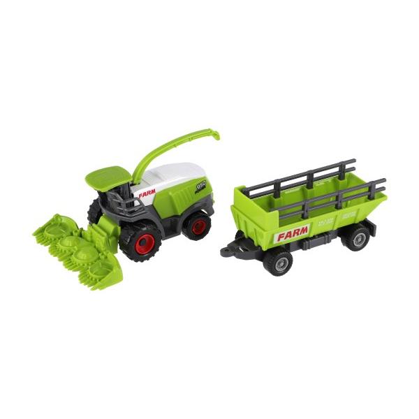 Kombajn/rezačka s vlekom plast 22cm na volný chod